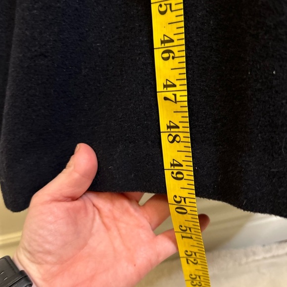 Giardy | Full Length Pea Coat | Double Breasted | Wool/kashmere | Navy | Size M - Picture 6 of 8